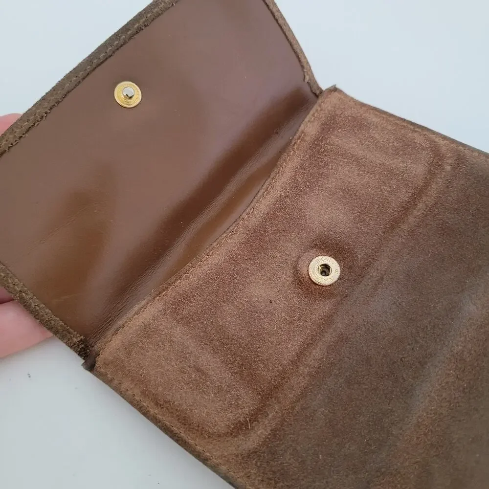 GUCCI Horsebit Suede Leather Wallet Card Compact Bifold Brown Medium Box - Picture 10 of 15